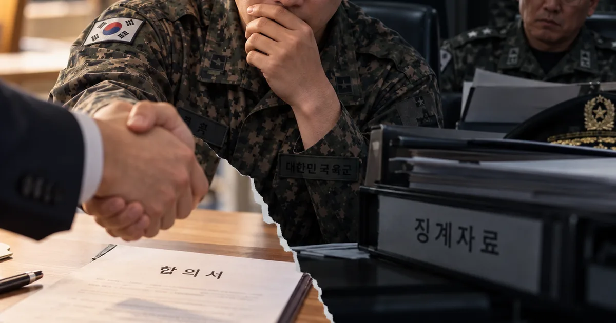 군인이 민간인을 폭행한 뒤 합의하면 끝날까? 형사합의와 군 징계의 차이