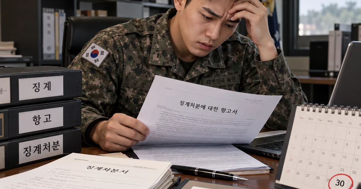 군인 징계처분에 불복한다면? 항고 30일과 감경 판단 기준